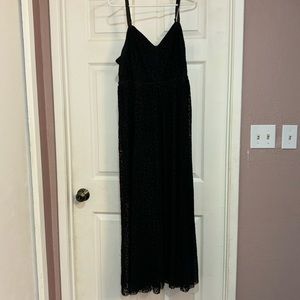 Torrid special occasion flocked leopard mesh maxi dress